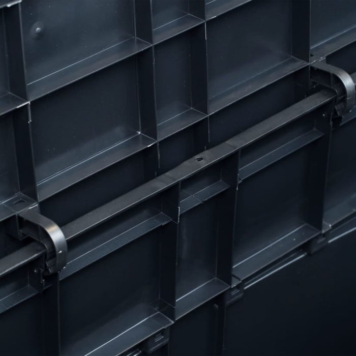 Garden Storage Box 320 l Black Aplnn