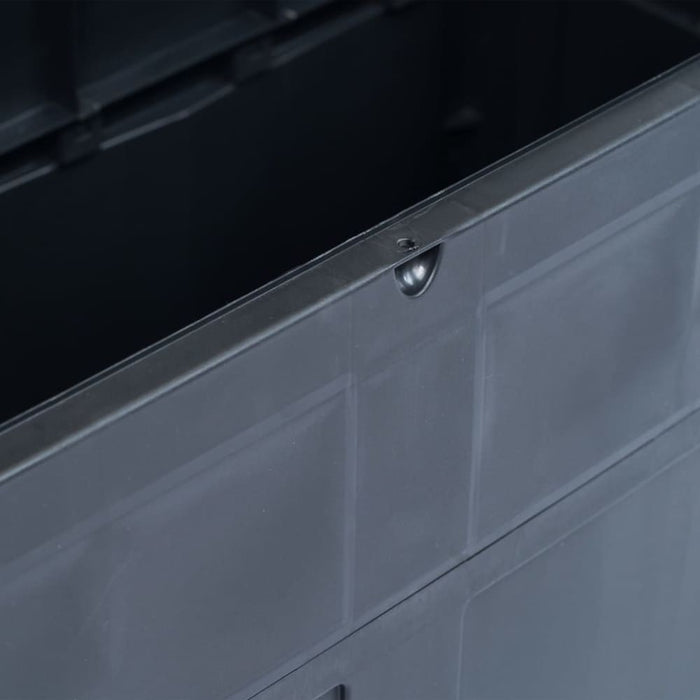 Garden Storage Box 320 l Black Aplnn