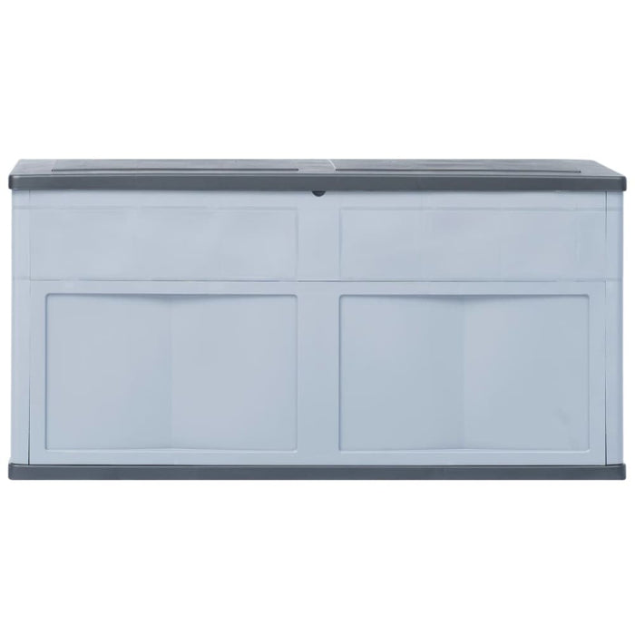 Garden Storage Box 320 l Grey Black Aplnk