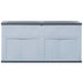 Garden Storage Box 320 l Grey Black Aplnk