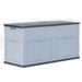 Garden Storage Box 320 l Grey Black Aplnk