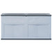 Garden Storage Box 320 l Grey Black Aplnk
