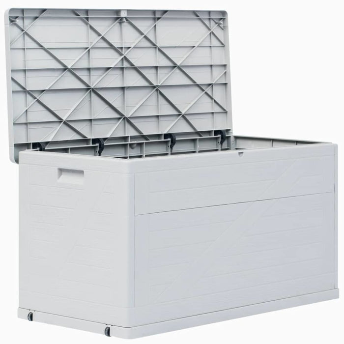 Garden Storage Box 420 l Light Grey Aplko