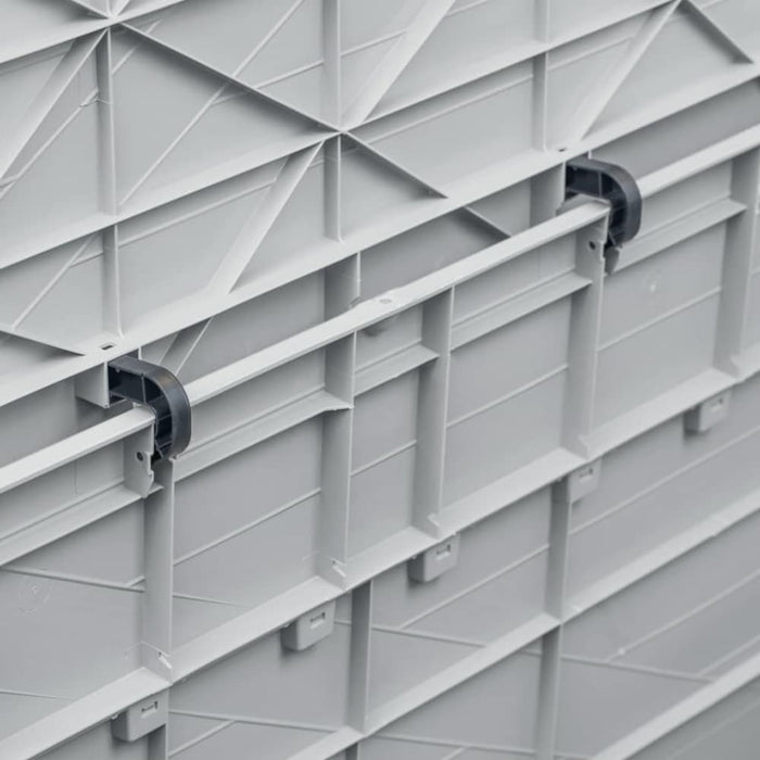 Garden Storage Box 420 l Light Grey Aplko