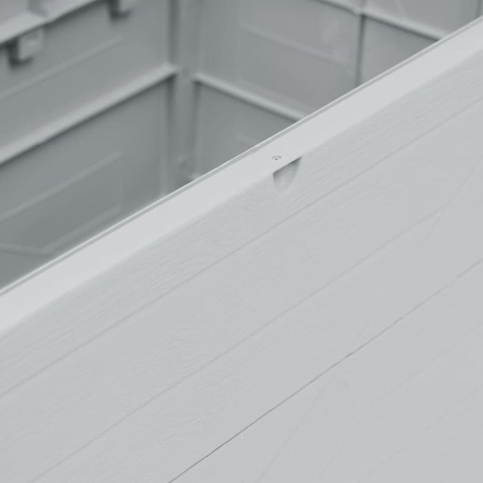 Garden Storage Box 420 l Light Grey Aplko