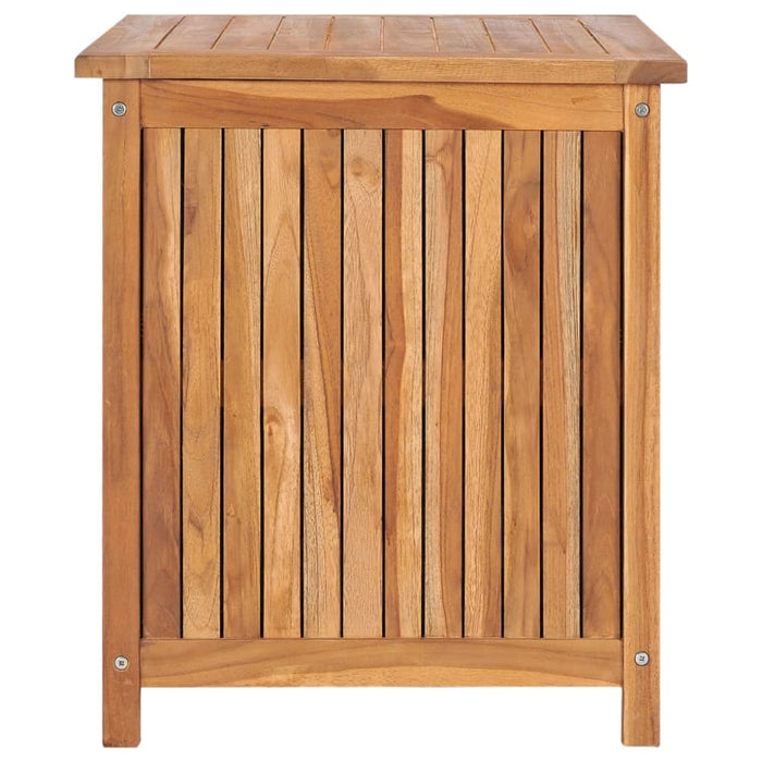 Garden Storage Box 60x50x58 Cm Solid Teak Wood Toptik