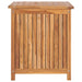 Garden Storage Box 60x50x58 Cm Solid Teak Wood Toptik