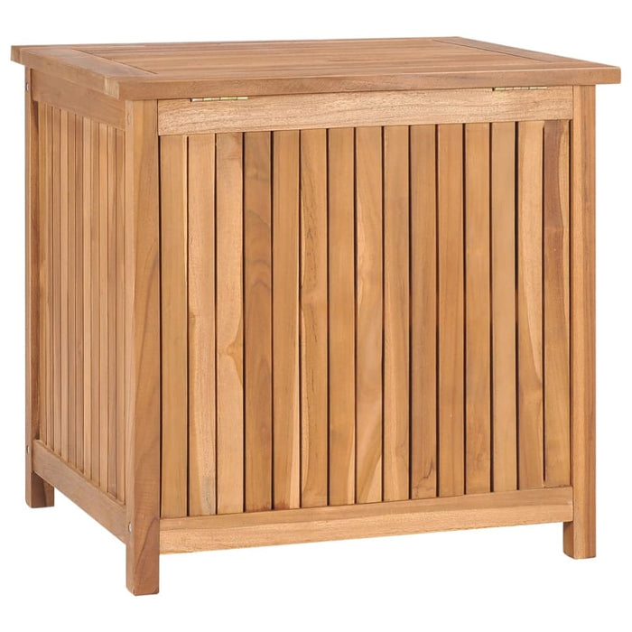 Garden Storage Box 60x50x58 Cm Solid Teak Wood Toptik