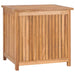 Garden Storage Box 60x50x58 Cm Solid Teak Wood Toptik