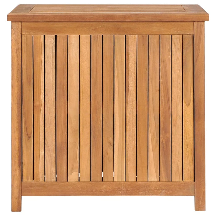 Garden Storage Box 60x50x58 Cm Solid Teak Wood Toptik
