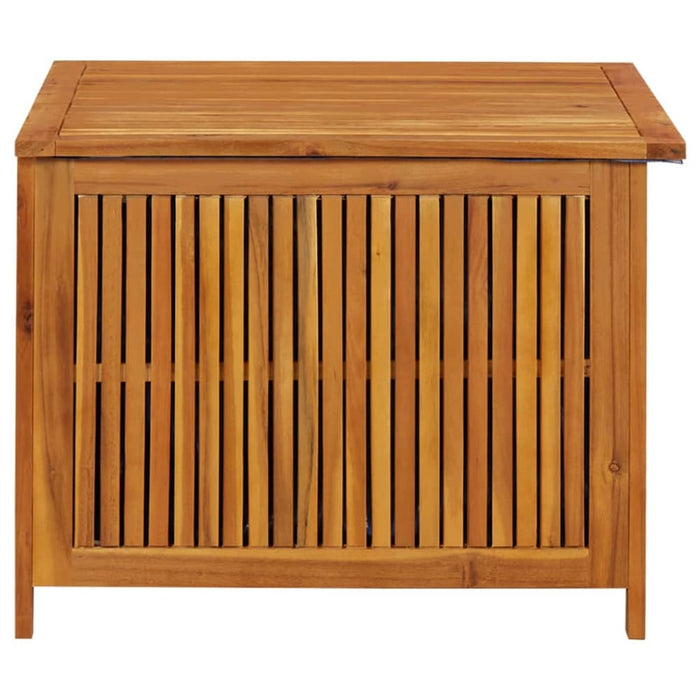 Garden Storage Box 75x75x58 Cm Solid Acacia Wood Tolakn