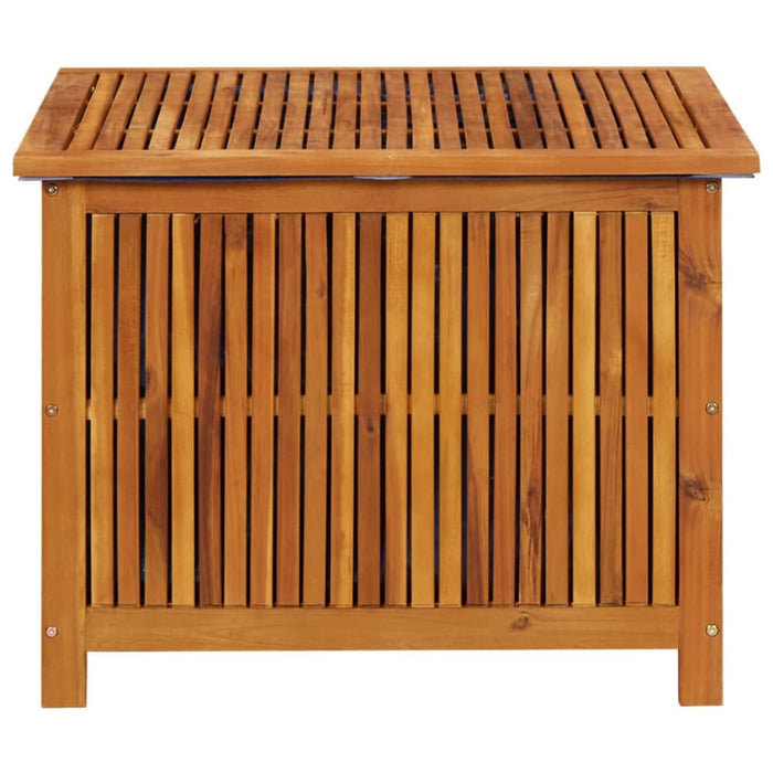 Garden Storage Box 75x75x58 Cm Solid Acacia Wood Tolakn