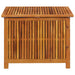 Garden Storage Box 75x75x58 Cm Solid Acacia Wood Tolakn