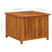 Garden Storage Box 75x75x58 Cm Solid Acacia Wood Tolakn