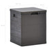 Garden Storage Box 90 l Brown Aplnp