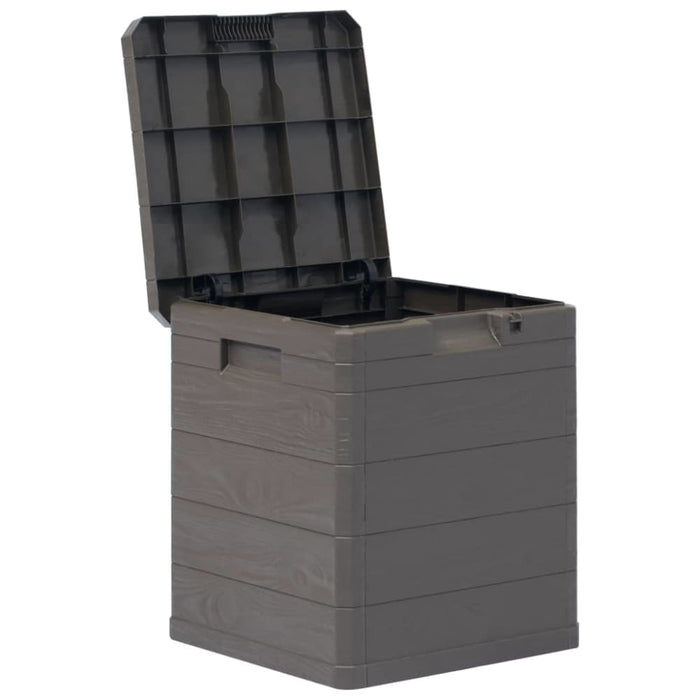 Garden Storage Box 90 l Brown Aplnp
