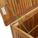 Garden Storage Box 90x50x58 Cm Solid Acacia Wood Tobxnx