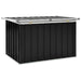 Garden Storage Box Anthracite 109x67x65 Cm Alxpk