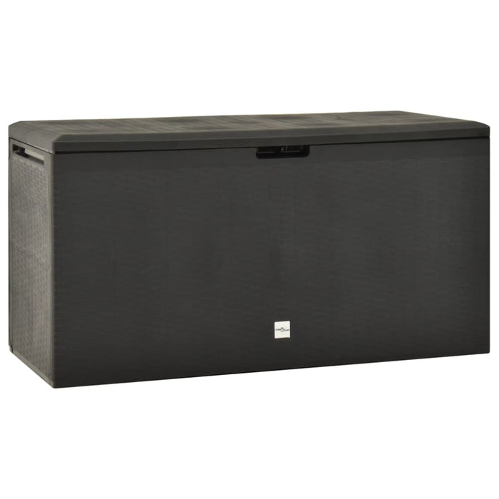 Garden Storage Box Anthracite 114x47x60 Cm Akaal