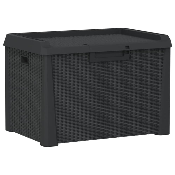 Garden Storage Box Anthracite 125 l Pp Tlaxbk