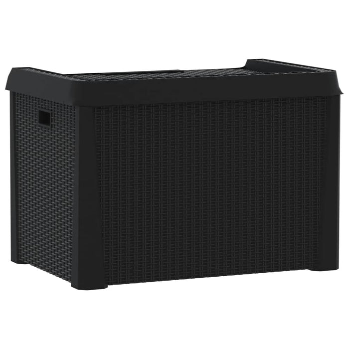 Garden Storage Box Anthracite 125 l Pp Tlaxbk