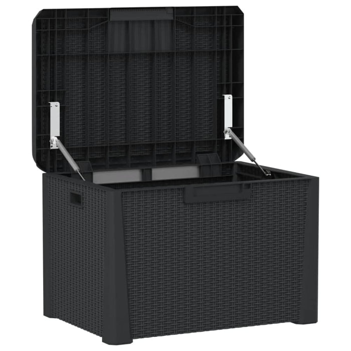 Garden Storage Box Anthracite 125 l Pp Tlaxbk