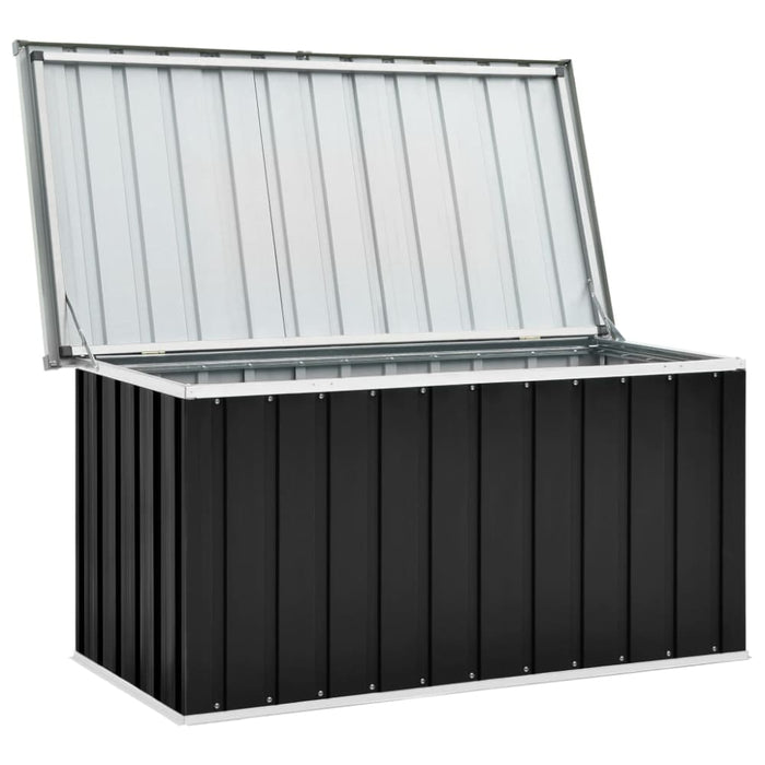 Garden Storage Box Anthracite 129x67x65 Cm Alxlt