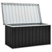 Garden Storage Box Anthracite 129x67x65 Cm Alxlt