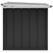 Garden Storage Box Anthracite 129x67x65 Cm Alxlt