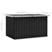 Garden Storage Box Anthracite 149x99x93 Cm Alxli