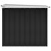 Garden Storage Box Anthracite 149x99x93 Cm Alxli