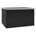 Garden Storage Box Anthracite 171x99x93 Cm Alxio