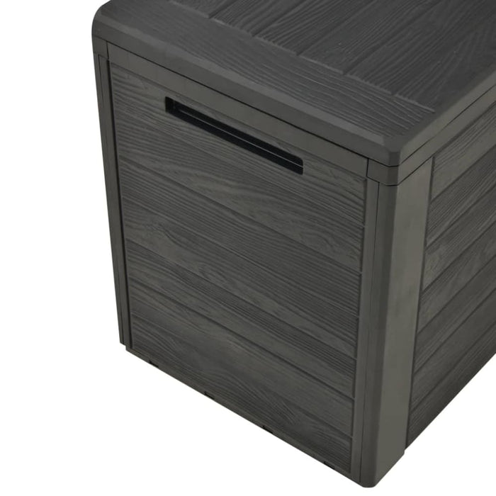Garden Storage Box Anthracite 78x44x55 Cm Akaaa