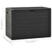 Garden Storage Box Anthracite 78x44x55 Cm Akaaa