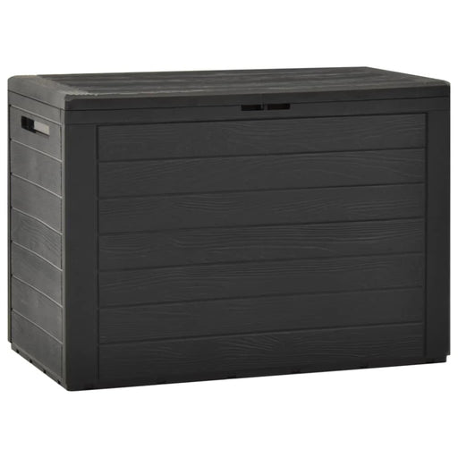 Garden Storage Box Anthracite 78x44x55 Cm Akaaa
