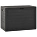 Garden Storage Box Anthracite 78x44x55 Cm Akaaa