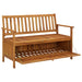 Garden Storage Bench 120 Cm Solid Acacia Wood Tobxik