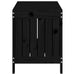 Garden Storage Box Black 108x42.5x54 Cm Solid Wood Pine