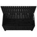 Garden Storage Box Black 115x49x60 Cm Solid Wood Pine Nxtnab