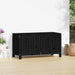 Garden Storage Box Black 115x49x60 Cm Solid Wood Pine Nxtnab