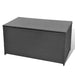 Garden Storage Box Black 120x50x60 Cm Poly Rattan Axakn