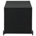 Garden Storage Box Black 120x65x61 Cm Poly Rattan Tobbnk