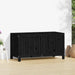 Garden Storage Box Black 121x55x64 Cm Solid Wood Pine Nxtnai