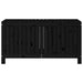Garden Storage Box Black 121x55x64 Cm Solid Wood Pine Nxtnai
