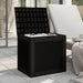 Garden Storage Box Black 55.5x43x53 Cm Polypropylene Tlaoin