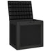 Garden Storage Box Black 55.5x43x53 Cm Polypropylene Tlaoin