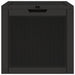 Garden Storage Box Black 55.5x43x53 Cm Polypropylene Tlaoin