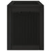 Garden Storage Box Black 55.5x43x53 Cm Polypropylene Tlaoin