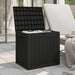 Garden Storage Box Black 55.5x43x53 Cm Polypropylene Tlaola