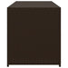 Garden Storage Box Brown 283l Poly Rattan Tlptot